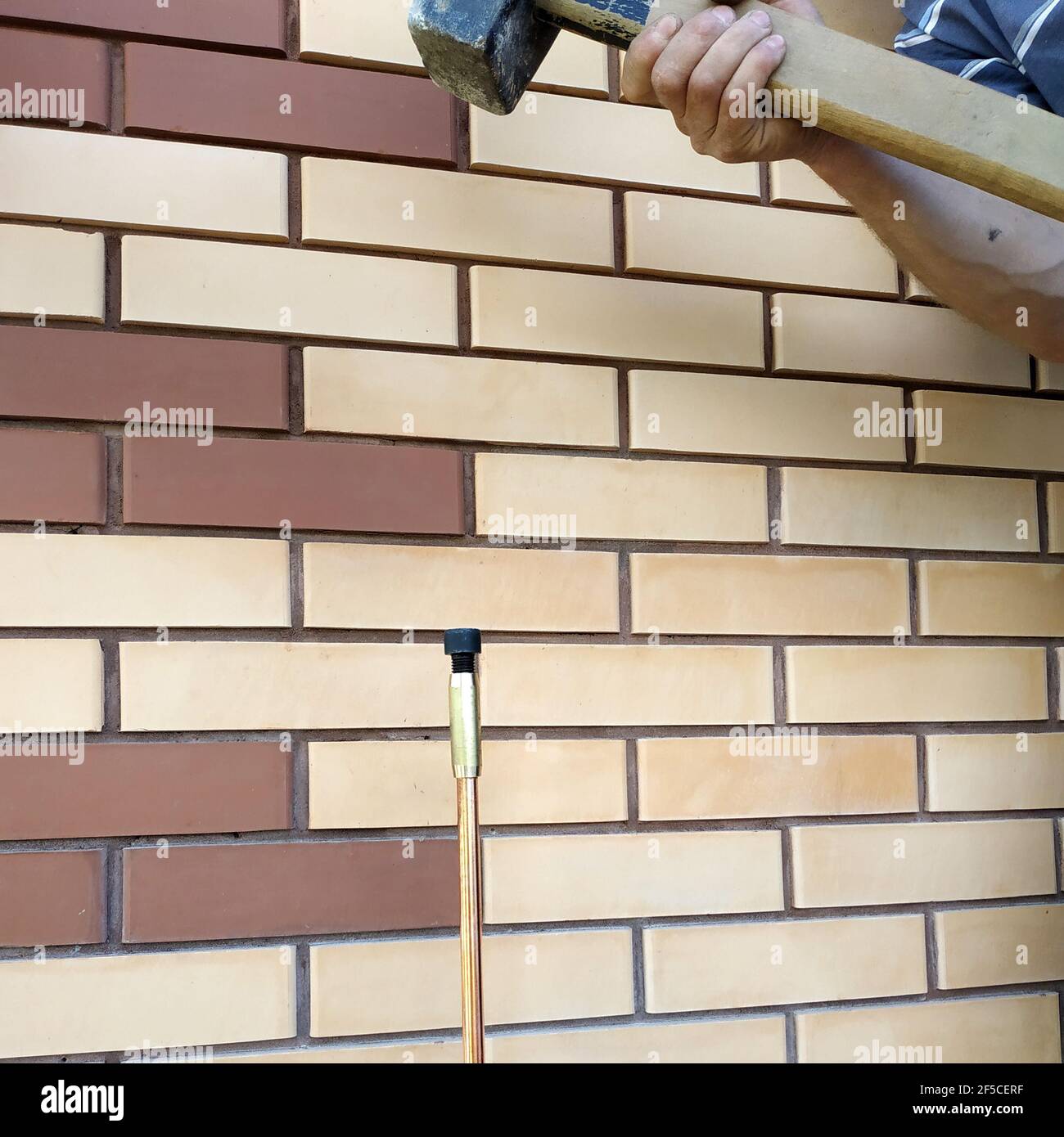 The process of grounding electrical installations and devices, mounting