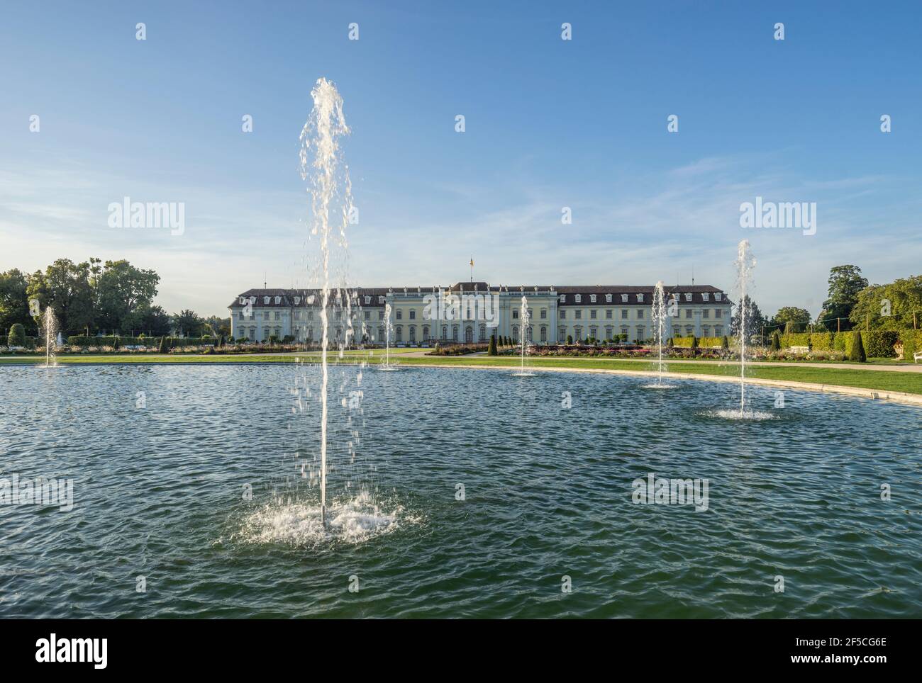 geography / travel, Germany, Baden-Wuerttemberg, Ludwigsburg, Ludwigsburg Palace, Property-Released Stock Photo