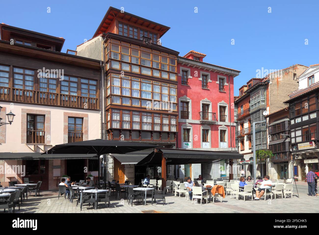 geography / travel, Spain, Asturias, Llanes, old town, Llanes, Asturias, Additional-Rights-Clearance-Info-Not-Available Stock Photo