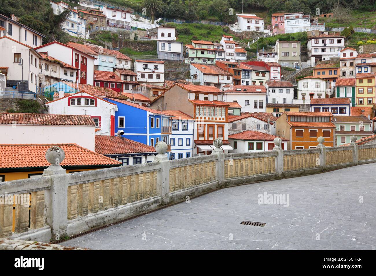 geography / travel, Spain, Asturias, Cudillero, Cudillero, Asturias, Additional-Rights-Clearance-Info-Not-Available Stock Photo