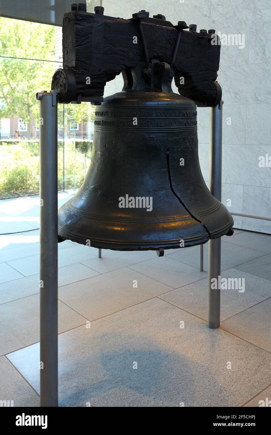 geography / travel, USA, Pennsylvania, Philadelphia, Liberty Bell, Philadelphia, Pennsylvania, Additional-Rights-Clearance-Info-Not-Available Stock Photo