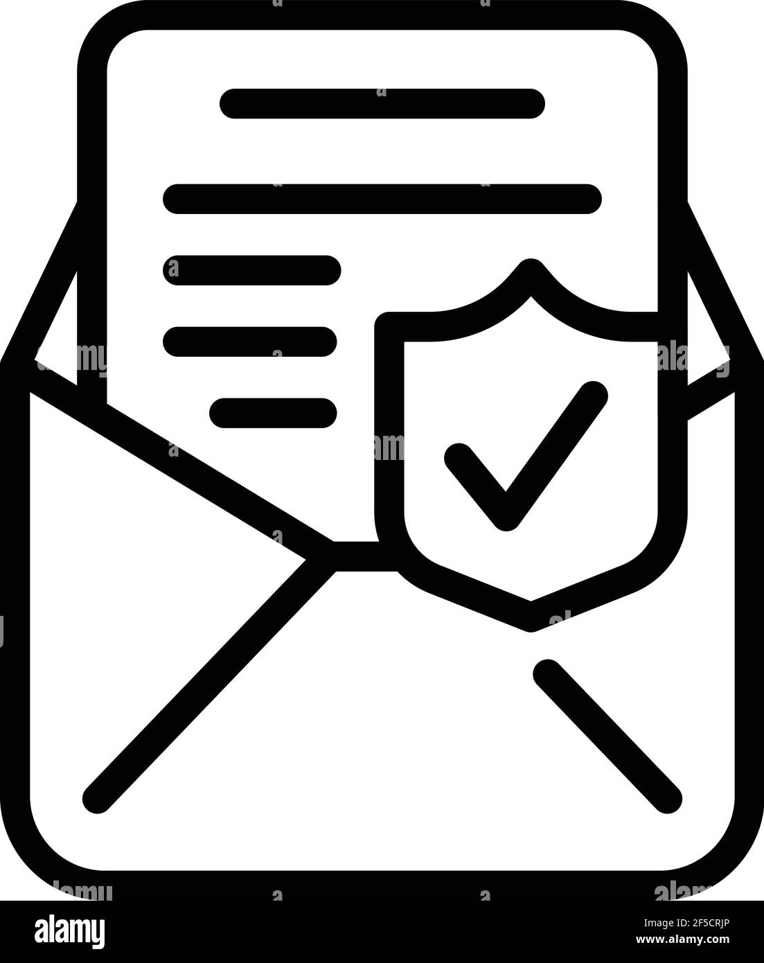 Data protection icon. Outline data protection vector icon for web design isolated on white background Stock Vector