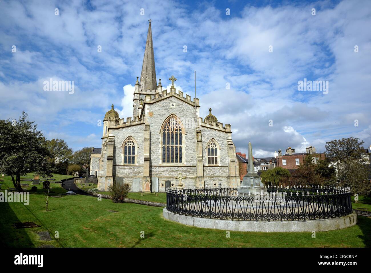 geography / travel, Great Britain, St. Columb's Cathedral, cathedral, Derry-Londonderry, province ulst, Additional-Rights-Clearance-Info-Not-Available Stock Photo