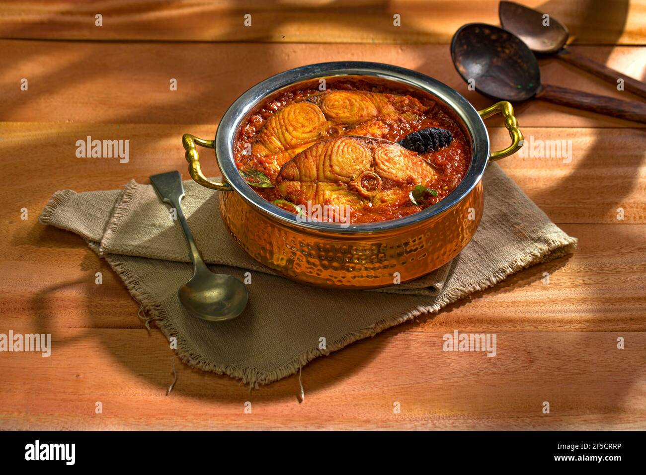 Seer Fish curry, traditional Indian fish curry ,kerala special