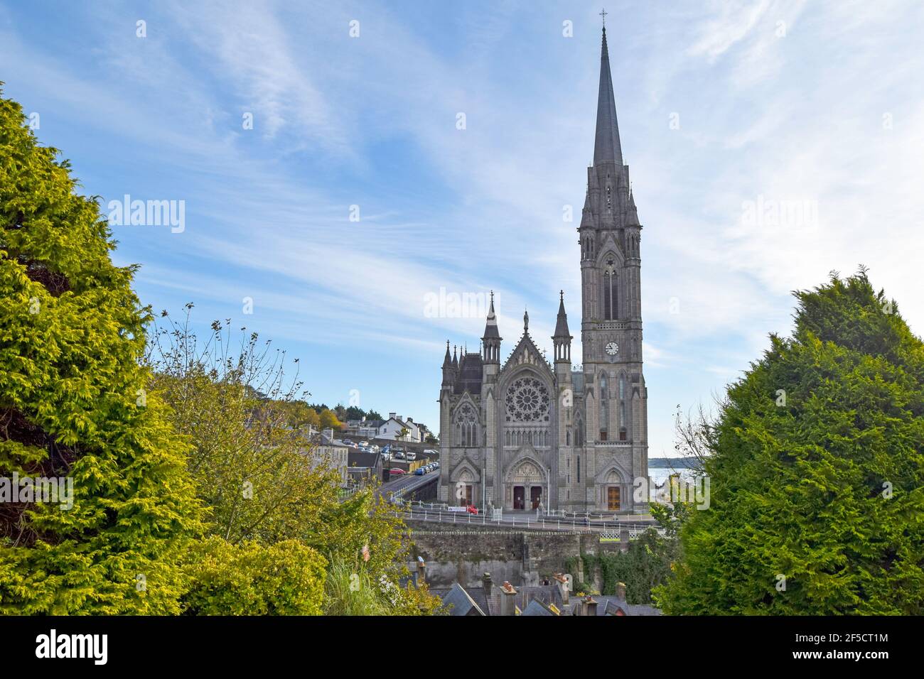Saint Colman Cathedral in Cobh, Port of Cork Ireland Stock Photo - Alamy