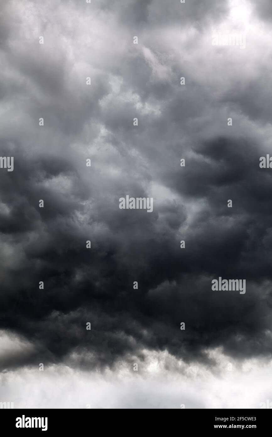 Dark and Dramatic Storm Clouds Area Background Stock Photo - Alamy