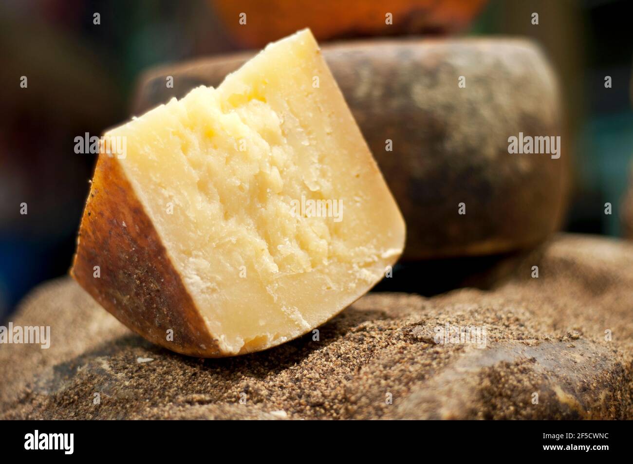 pecorino cheese aged from Sardinia Stock Photo Alamy