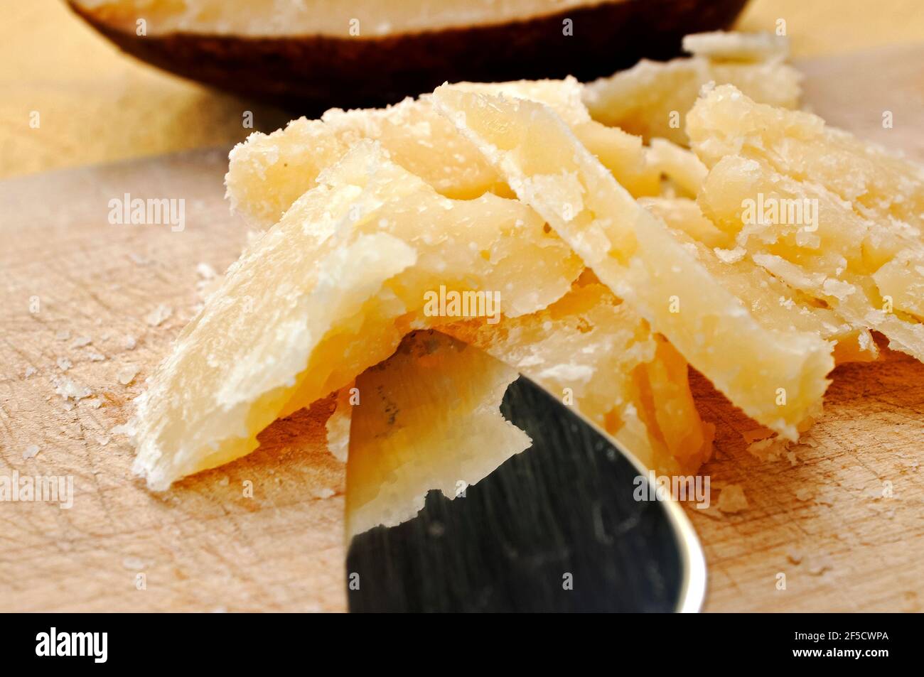 pecorino cheese aged from Sardinia Stock Photo