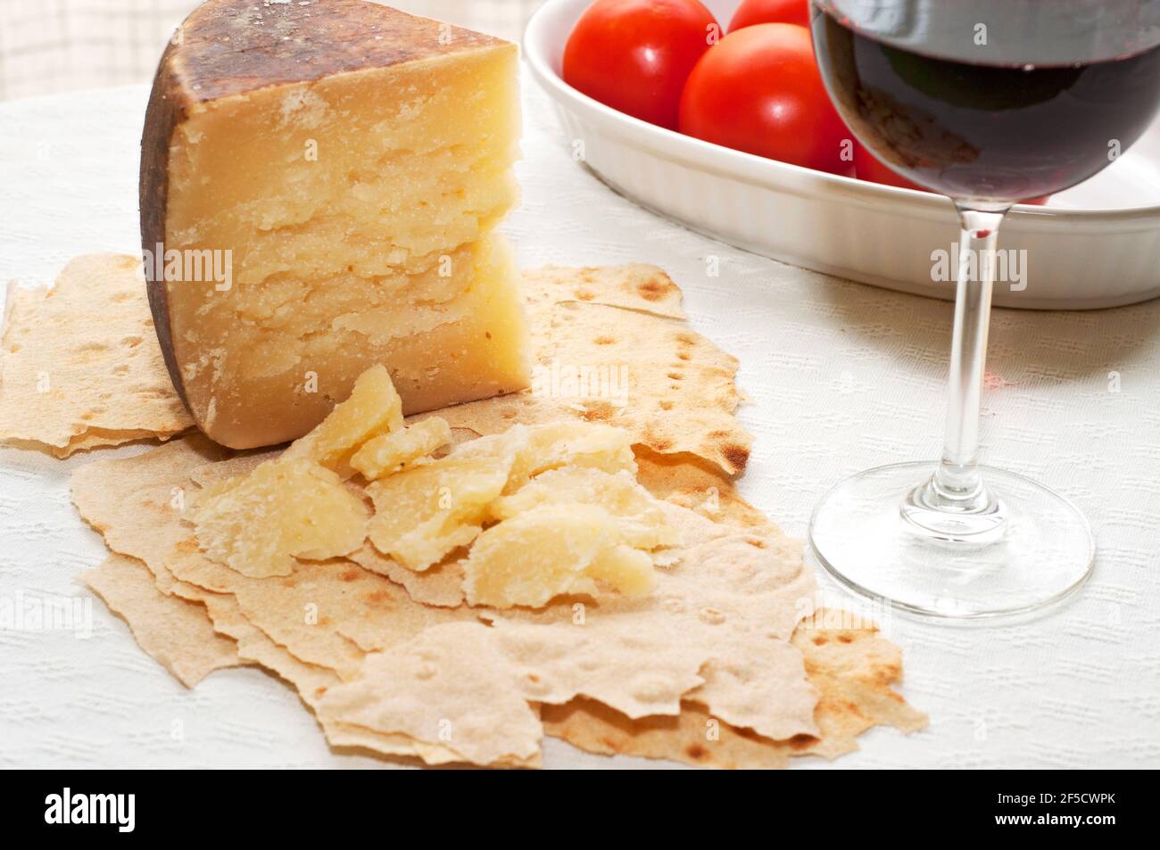 pecorino cheese aged from Sardinia Stock Photo Alamy