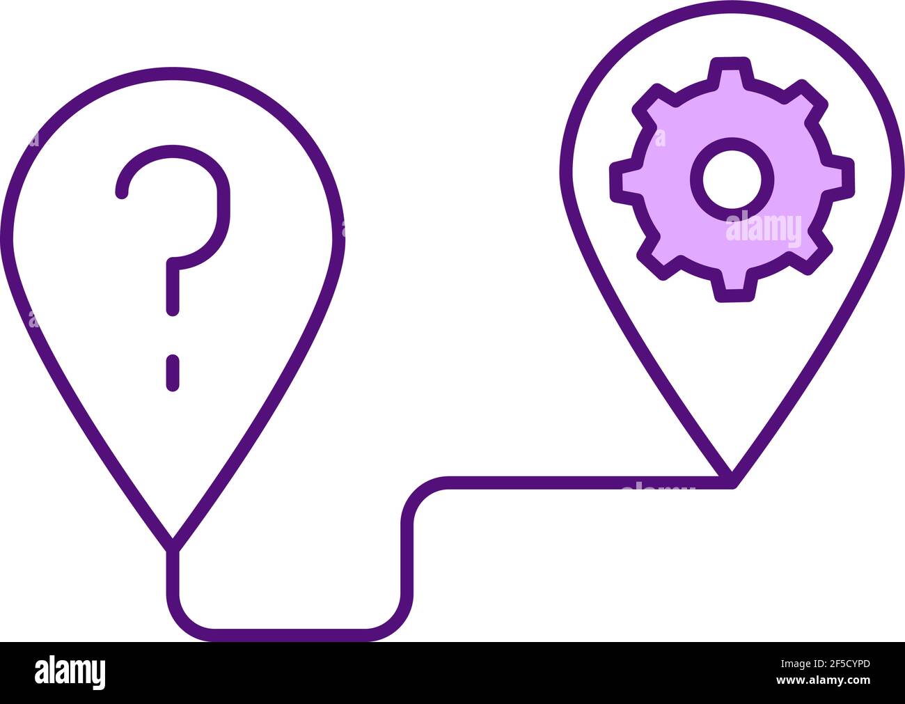 Psychological distance RGB color icon Stock Vector Image & Art - Alamy