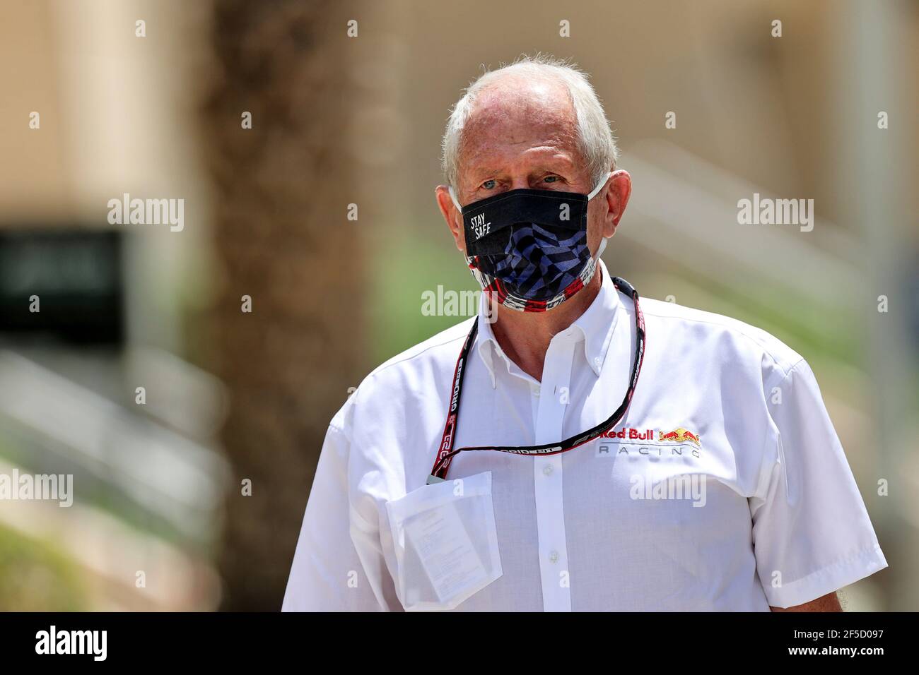 Sakhir, Bahrain. 26th Mar, 2021. Dr Helmut Marko (AUT) Red Bull Motorsport Consultant. Bahrain Grand Prix, Friday 26th March 2021. Sakhir, Bahrain. Credit: James Moy/Alamy Live News Stock Photo