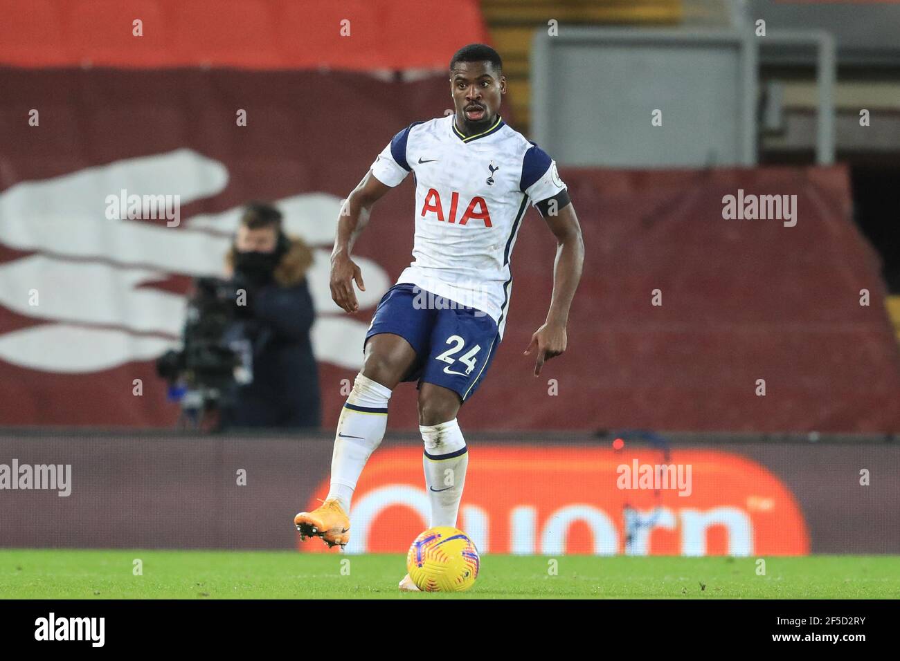 Serge Aurier #24 of Tottenham Hotspur during the game Stock Photo