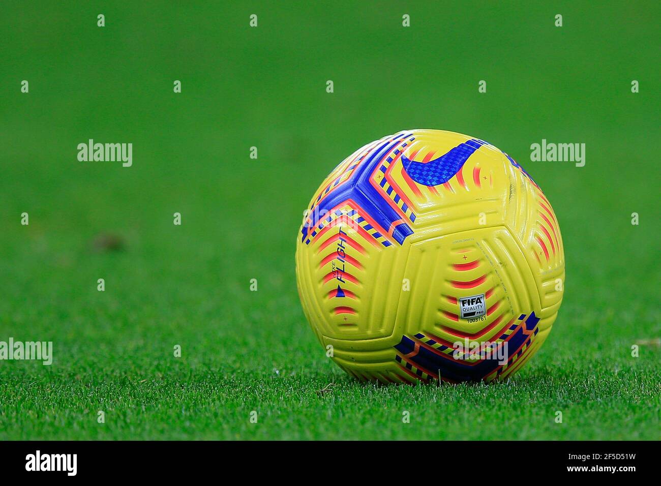 Nike Strike ball, the official football of the Premier League. Stock Photo