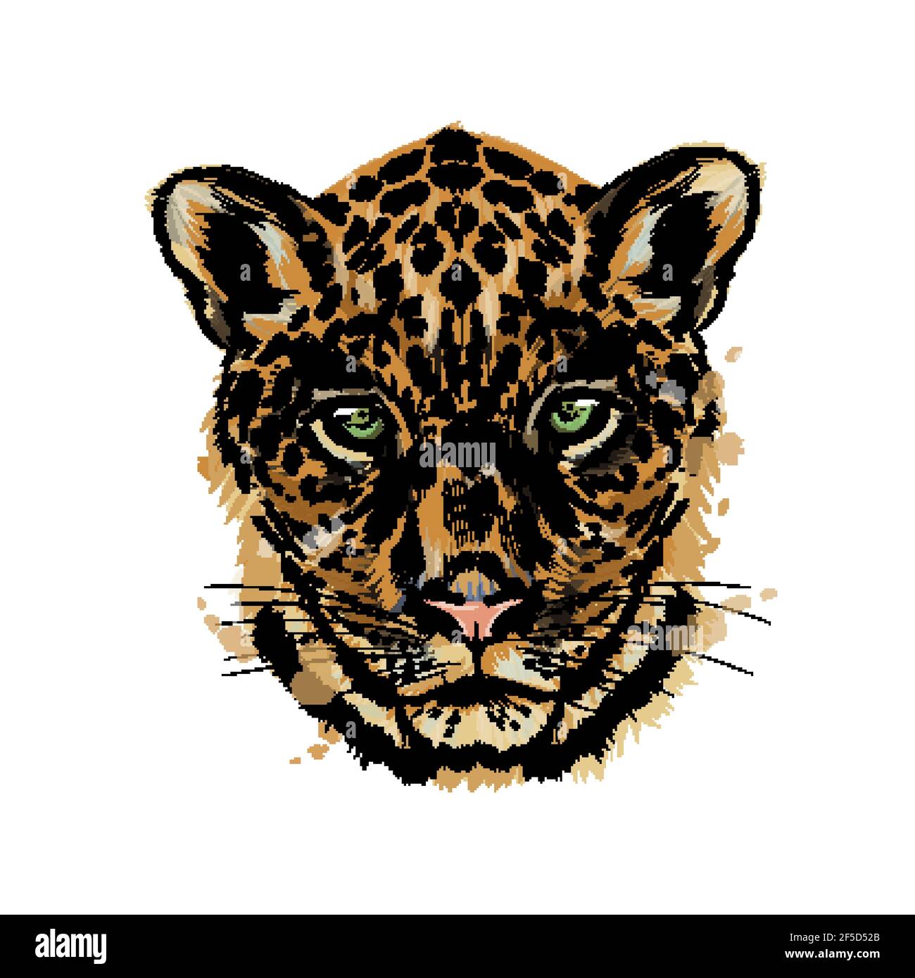 black jaguar face paint