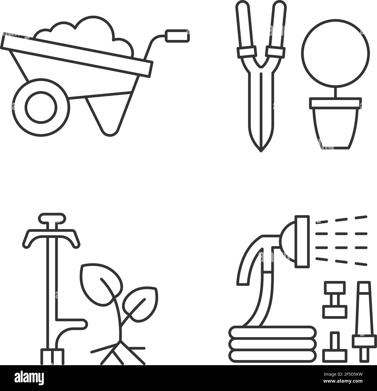 Pruning shears clipart Black and White Stock Photos & Images - Alamy