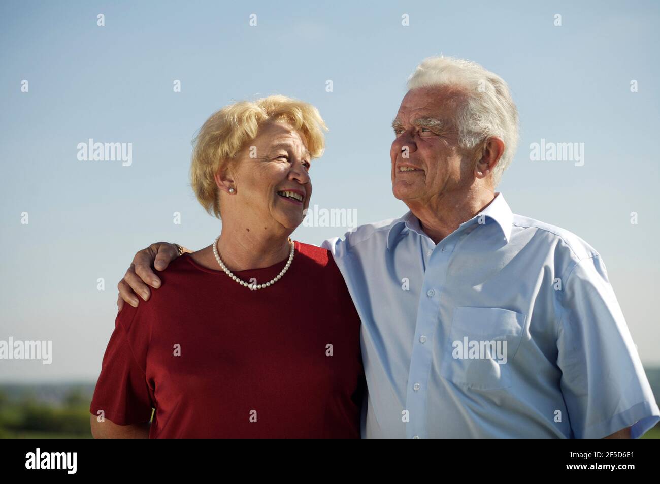 , elder couple Stock Photo