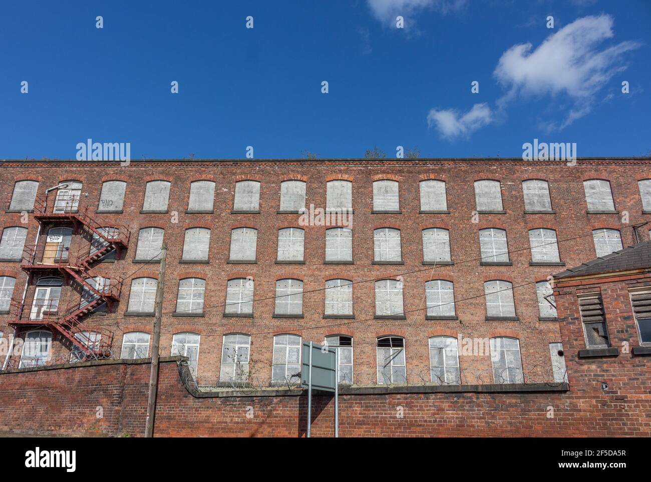 Weir Mill, Stockport, Cheshire, UK. Built in 1790 as an integrated
