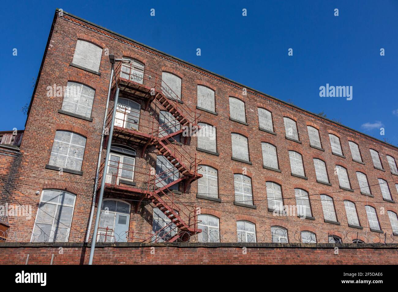 Weir Mill, Stockport, Cheshire, UK. Built in 1790 as an integrated