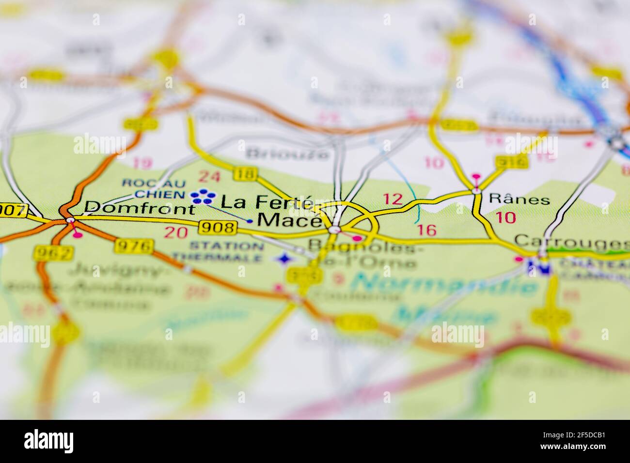 La ferte mace on a map hires stock photography and images Alamy