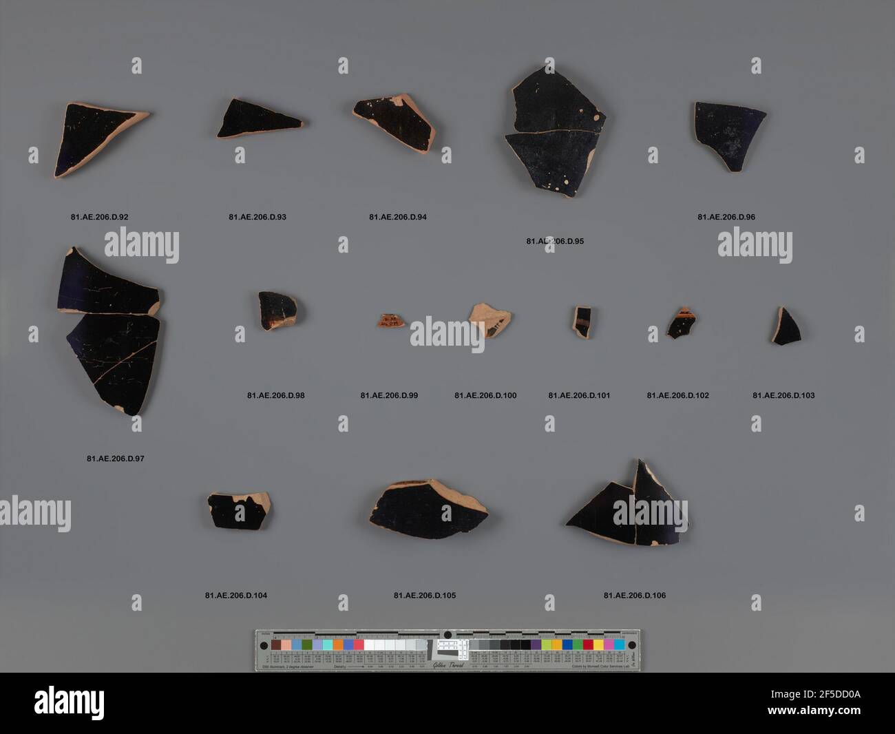 Attic RedFigure Vase Fragment of 2 joined fragments