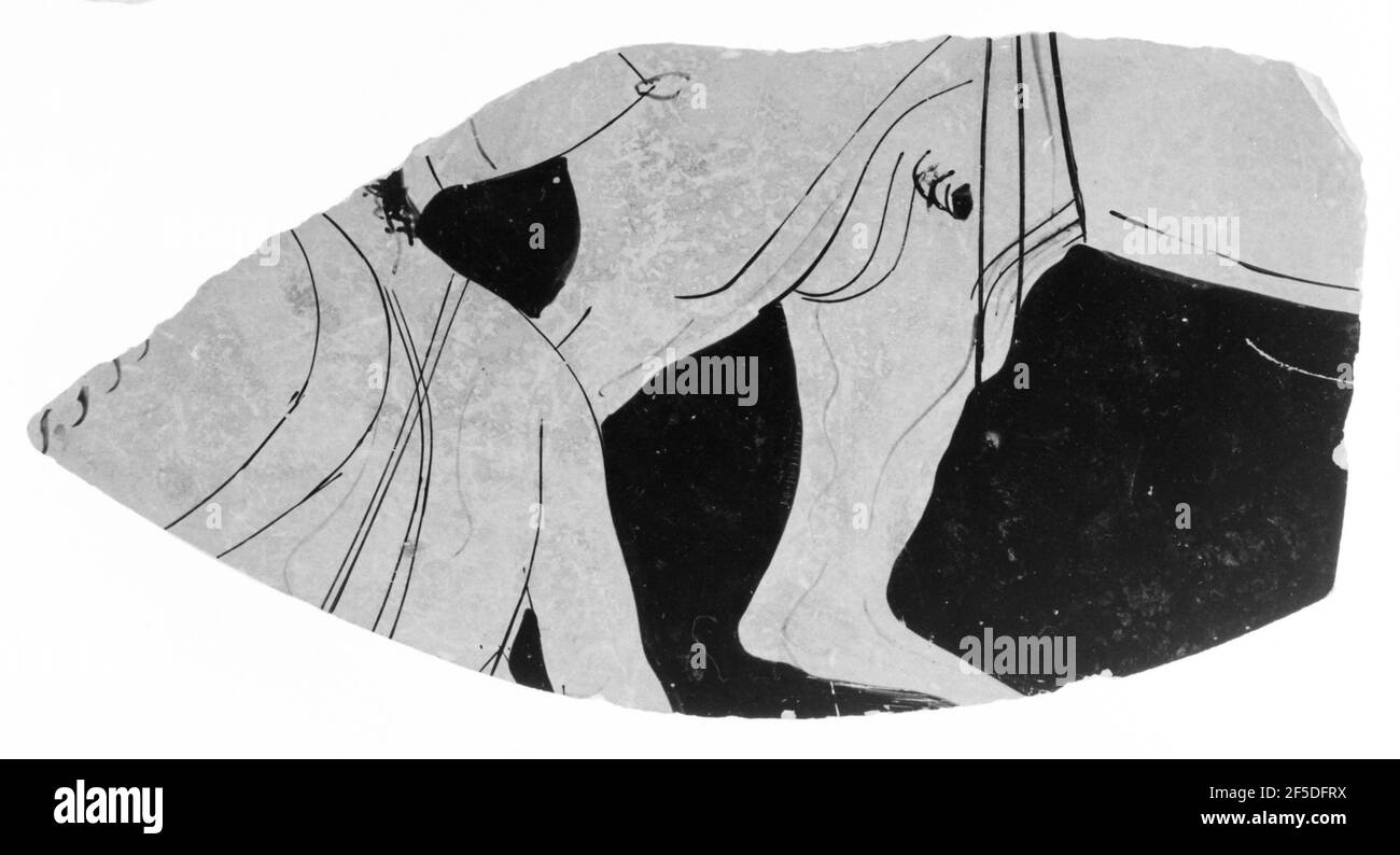 South Italian RedFigure Vase Fragment. Unknown Stock Photo Alamy