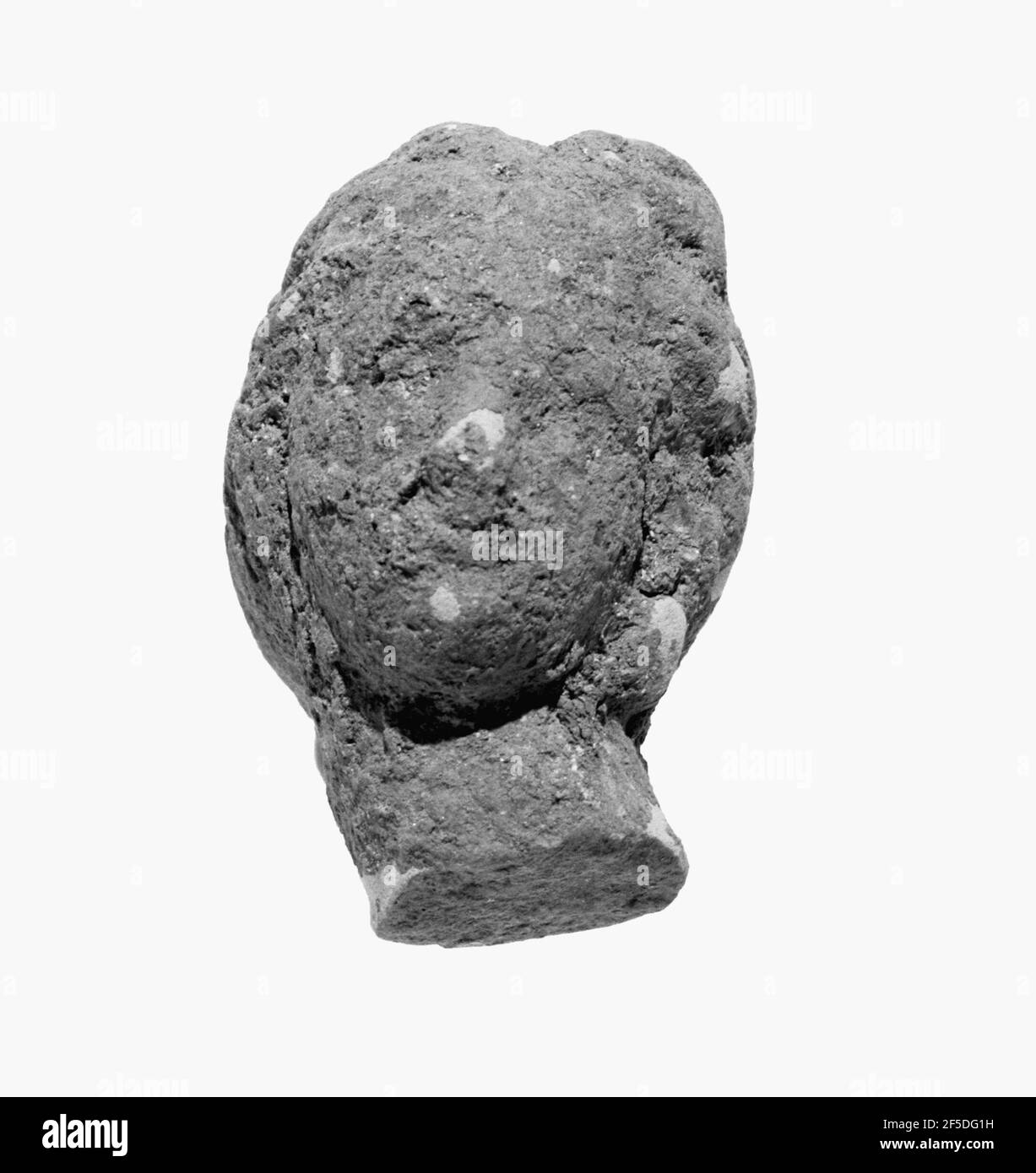 Head with Melon Coiffure and Headdress. Unknown Stock Photo Alamy