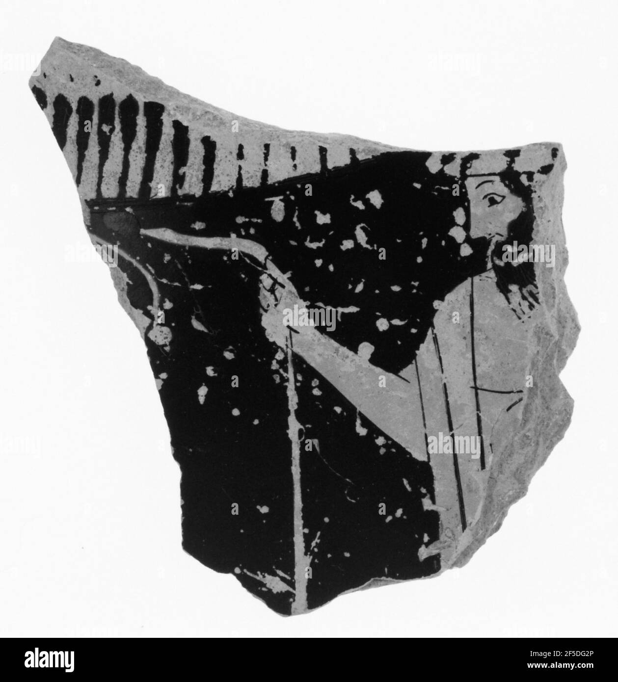 Attic RedFigure Vase Fragment. Unknown Stock Photo Alamy
