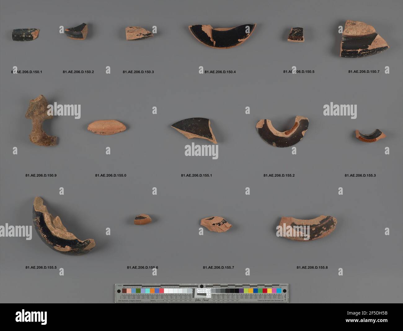 Attic RedFigure Vase Fragment. Unknown Stock Photo Alamy