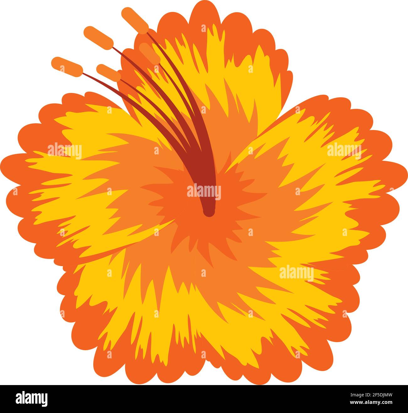 exotic tropical flower nature icon Stock Vector Image & Art - Alamy