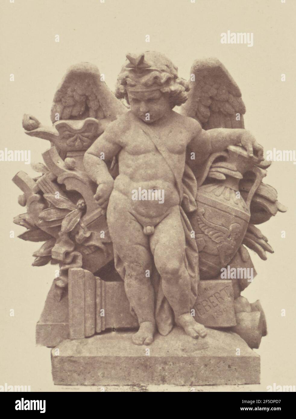 "L'Art étrusque", Sculpture by Pierre Hébert, Decoration of the Louvre