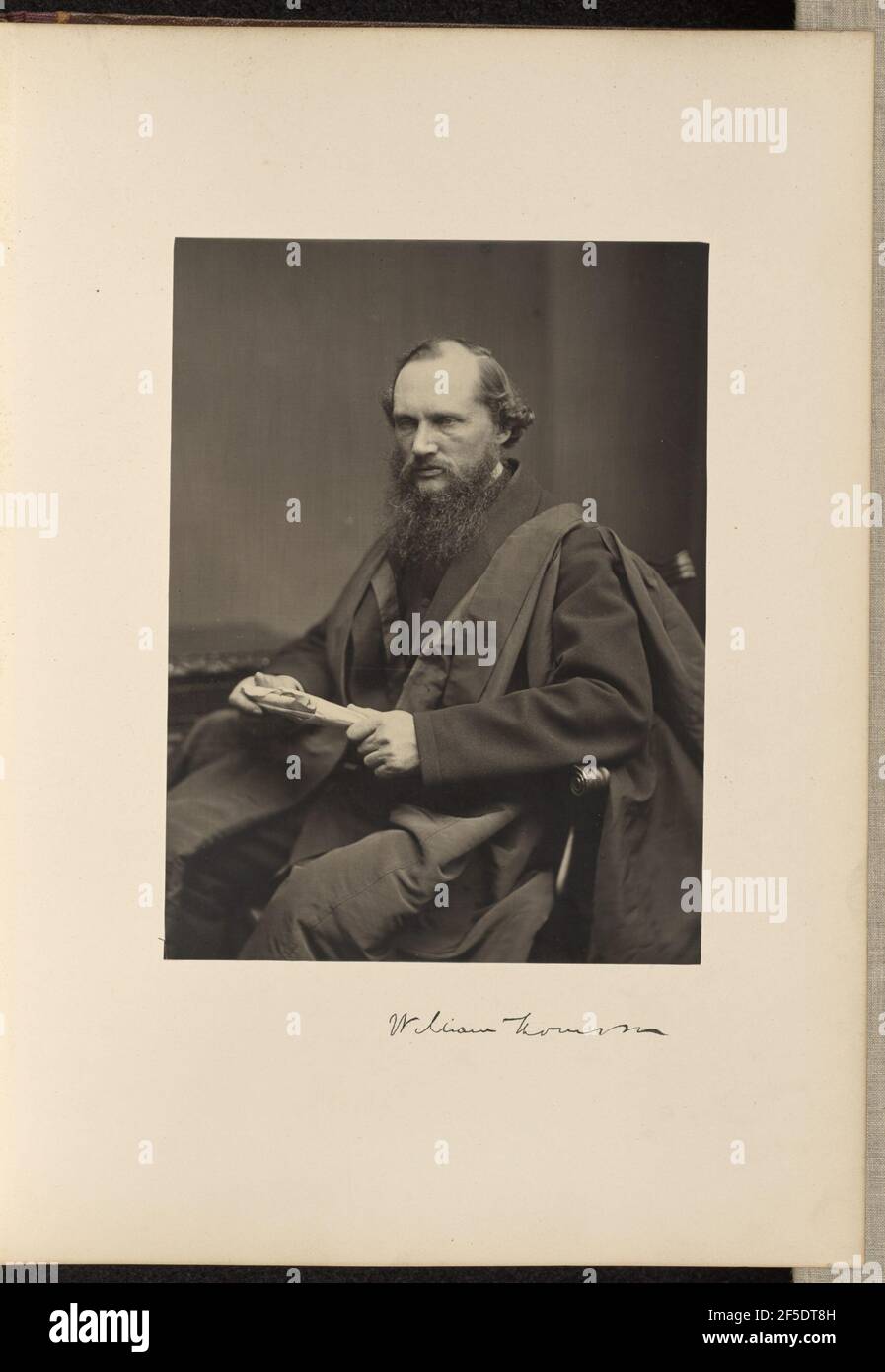 Sir WIlliam Thomson, LL.D., D.C.L, Professor of Natural Philosophy. Thomas Annan (Scottish,1829 - 1887) Stock Photo