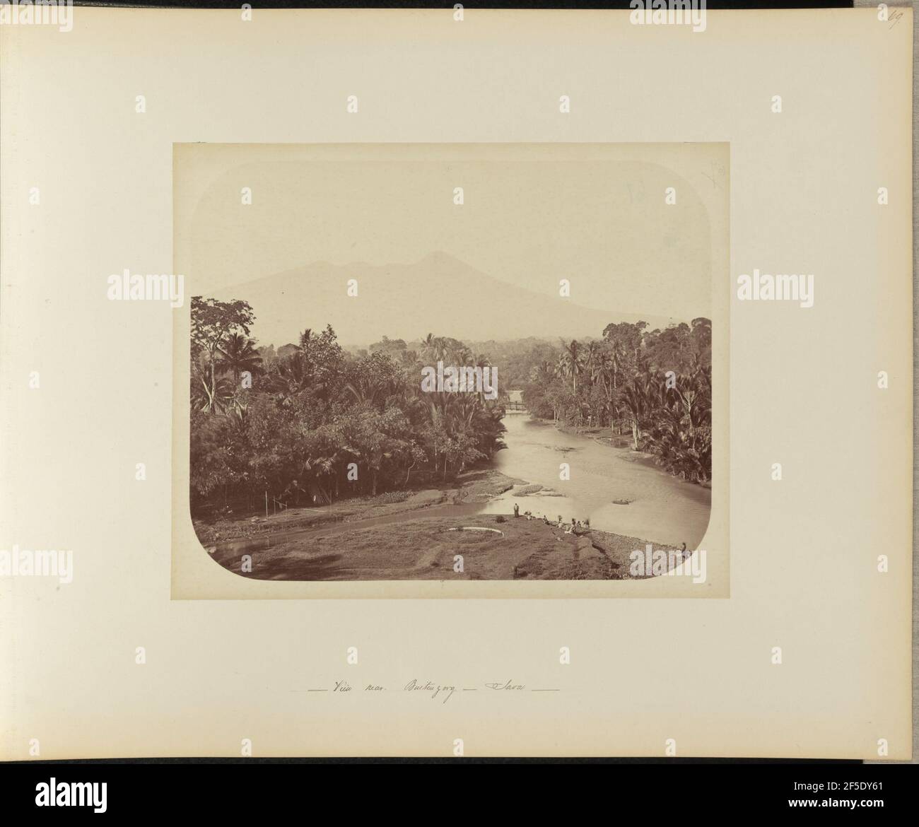 View near Buitenzorg. Java. Woodbury & Page (British, active 1857 ...