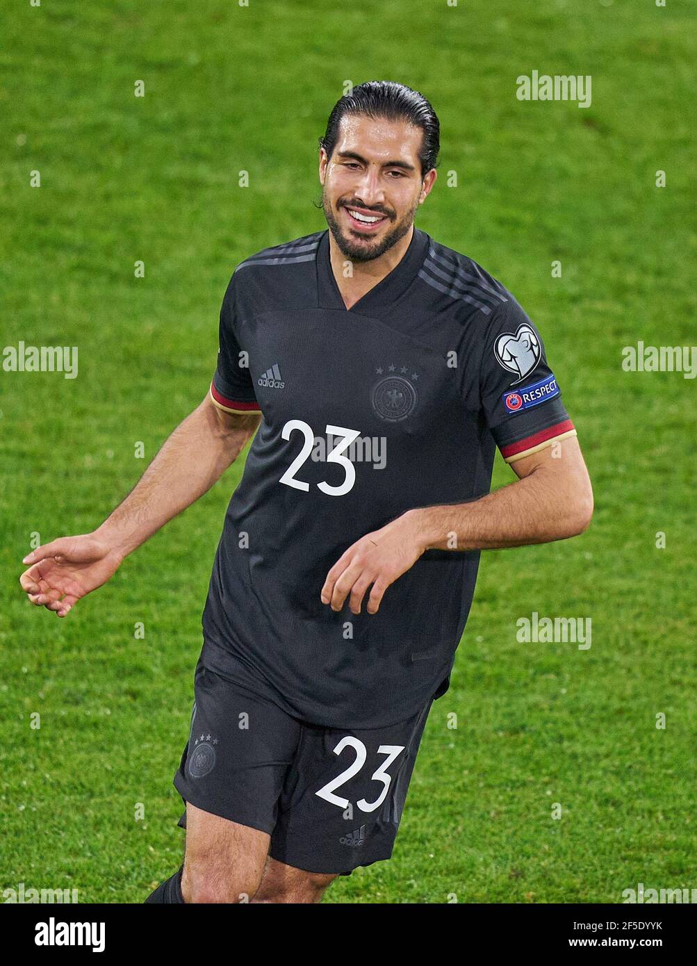 Emre CAN, DFB 23  half-size, portrait, one person, single, Aktion, Einzelbild, angeschnittenes Einzelmotiv, Halbfigur, halbe Figur,  in the match GERMANY - ICELAND 3-0 Deutschland - ISLAND 3-0 Qualification for World Championships, WM Quali, Season 2020/2021,  March 25, 2021  in Duisburg, Germany.  © Peter Schatz / Alamy Live News  Important: DFB regulations prohibit any use of photographs as image sequences and/or quasi-video. Stock Photo