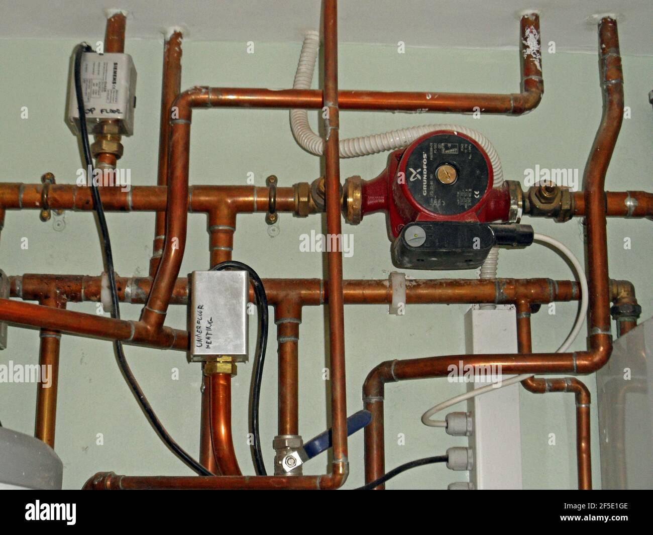 Art in plumbing! Stock Photo Alamy