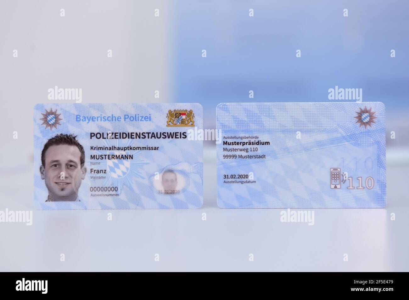 Back And Front Of Id Card