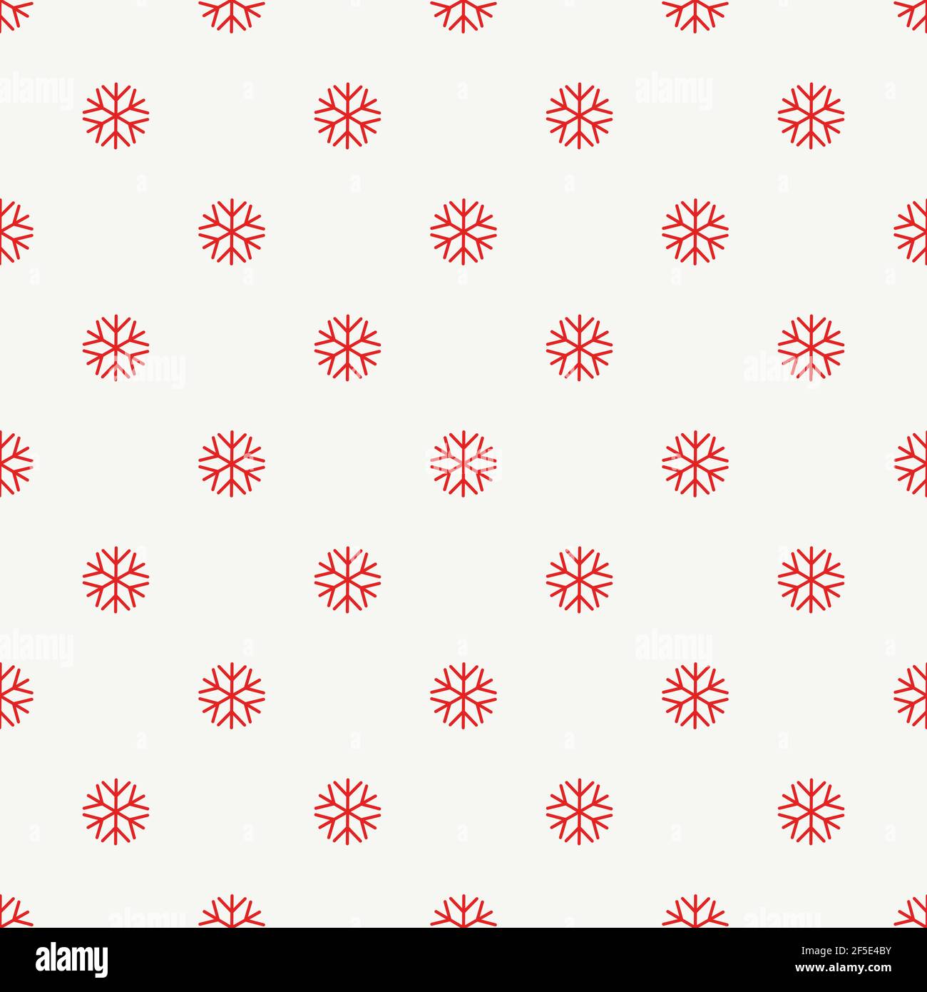 Snowflakes seamless pattern. Vector illustration Stock Vector Image ...