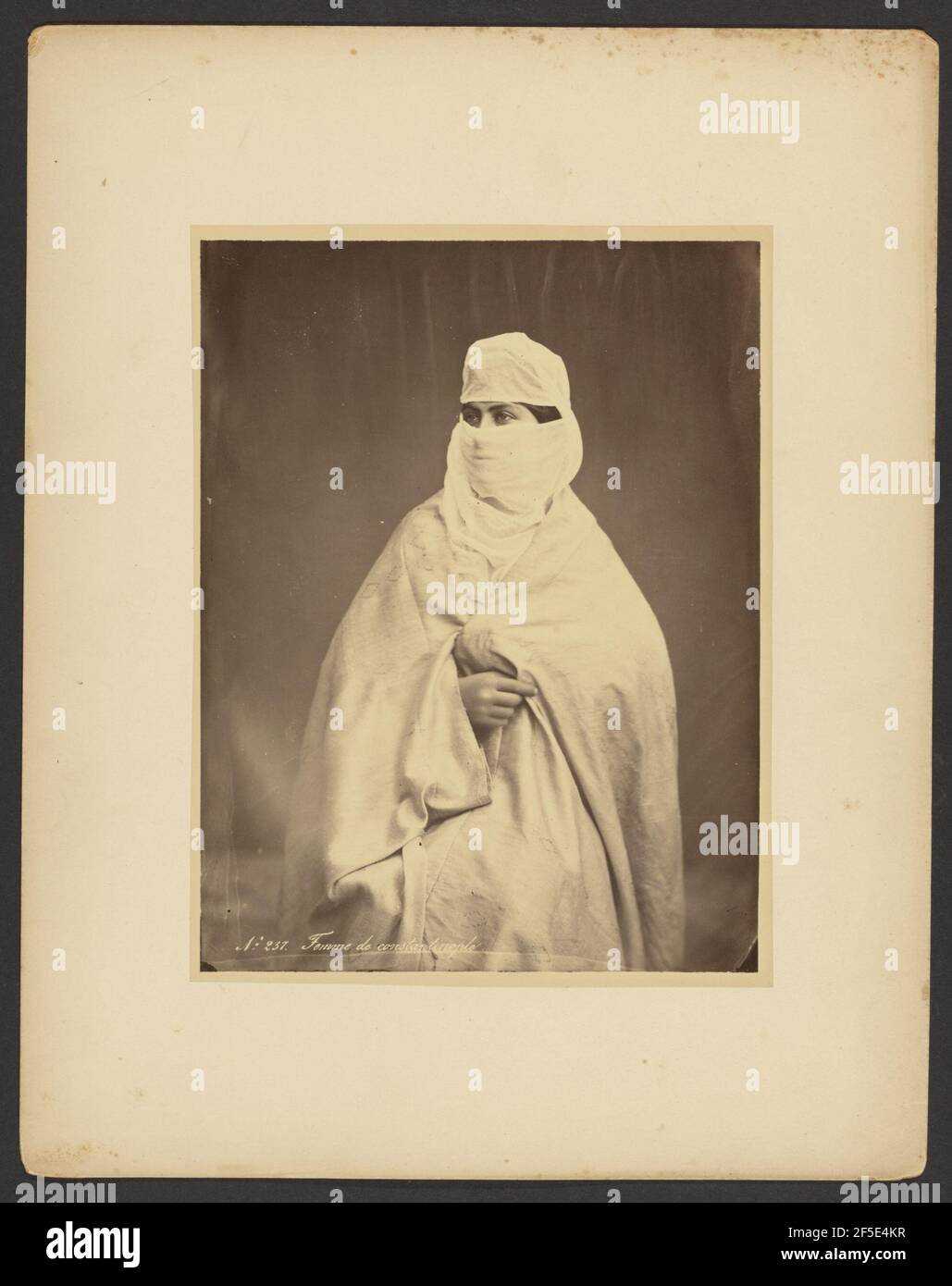 Femme de Constantinople. Étienne Neurdein (French, 1832 - 1918) Stock Photo