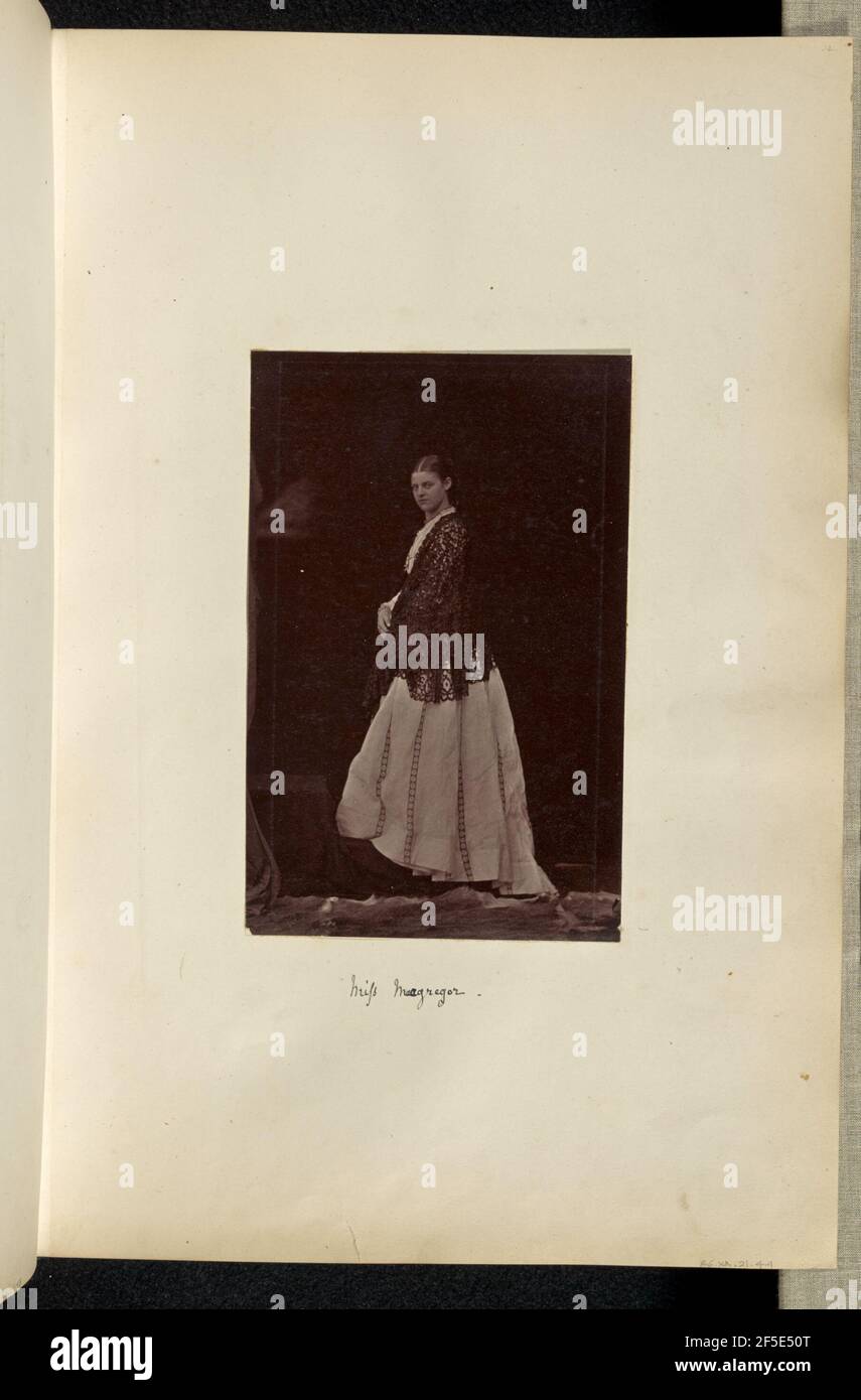 Miss MacGregor. Ronald Ruthven Leslie-Melville (Scottish,1835 - 1906) Stock Photo
