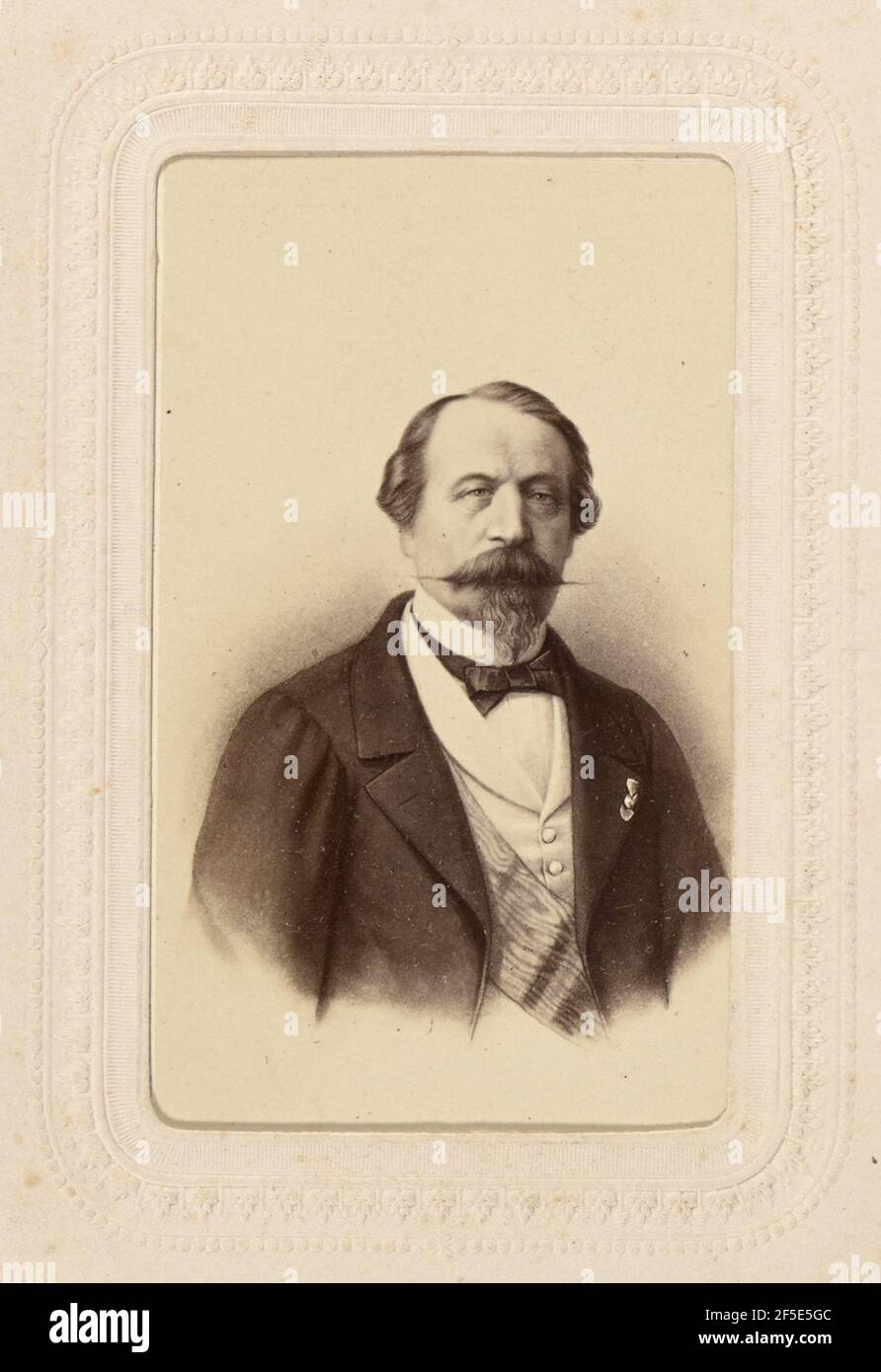 Painting of Napoleon III. Étienne Neurdein (French, 1832 - 1918) Stock Photo