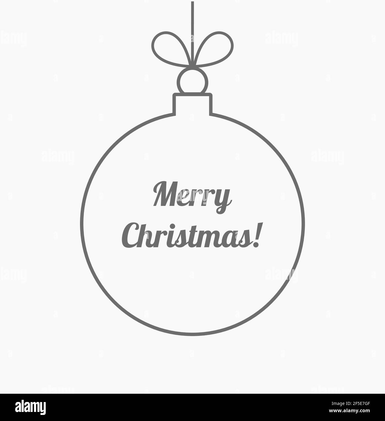 Christmas ball ornament. Vector illustration Stock Vector Image & Art ...
