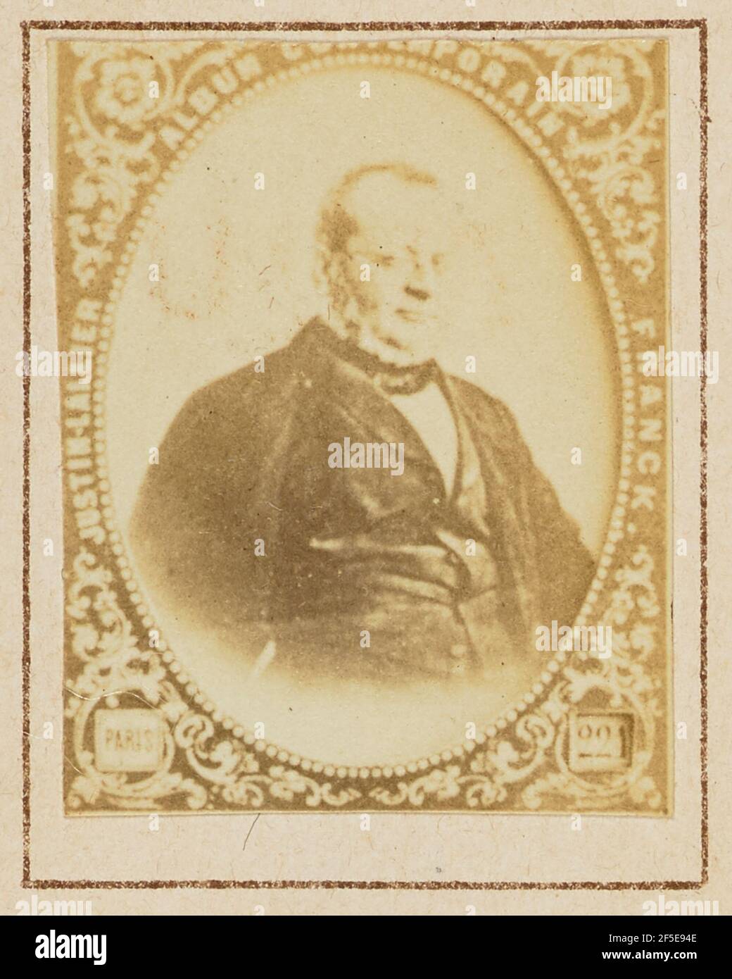 Camillo Benso, Count of Cavour. Stock Photo