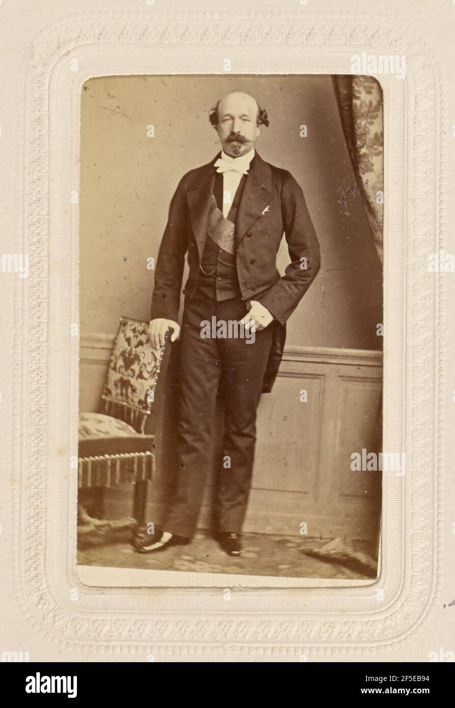 Duc de Morny Charles Auguste Louis Joseph de Morny, 1811 - 1865. Pierre Louis Pierson (French, 1822 - 1913) Stock Photo