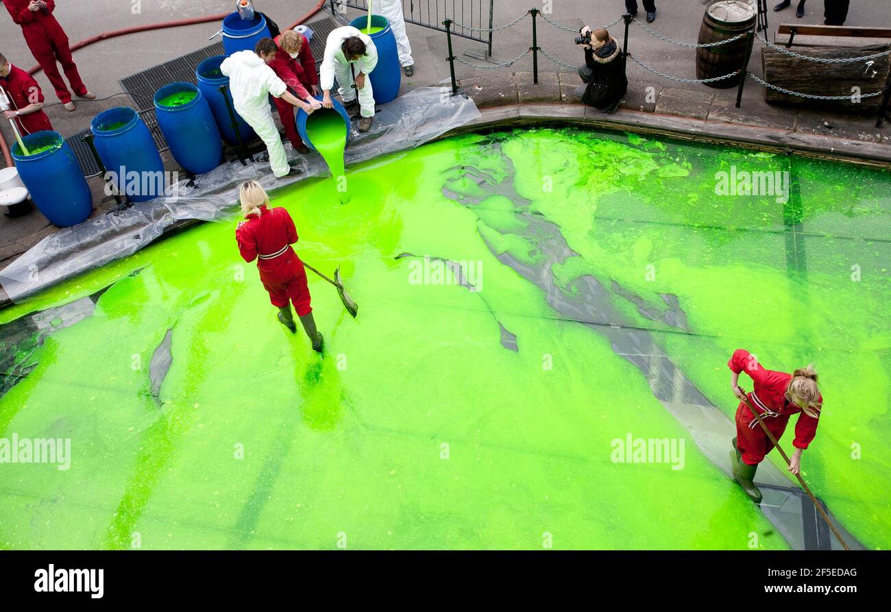 Technicians for food artists Bombas and Parr prepare the world's