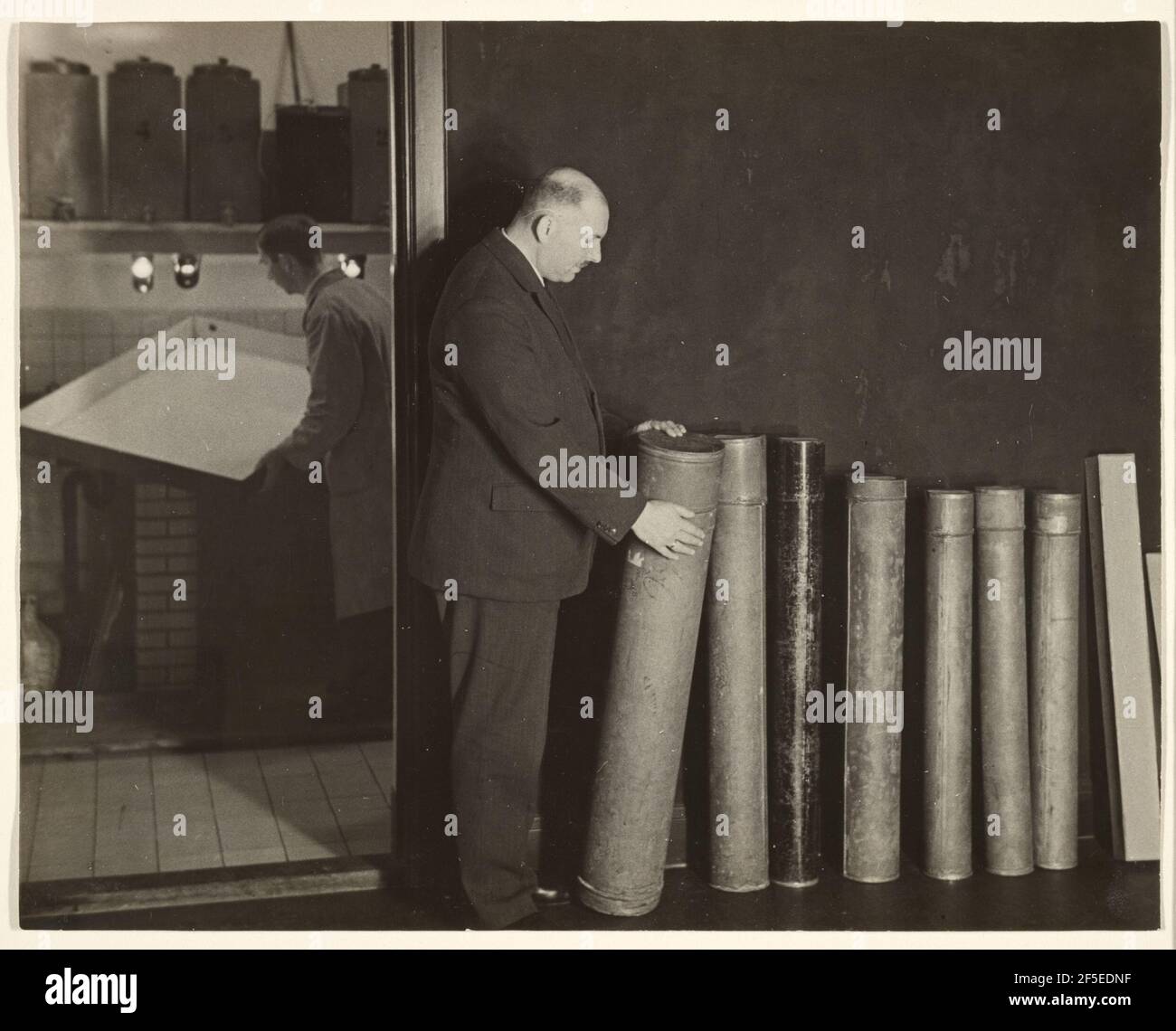 Film Processing Laboratory. Erich Salomon (German, 1886 1944 Stock