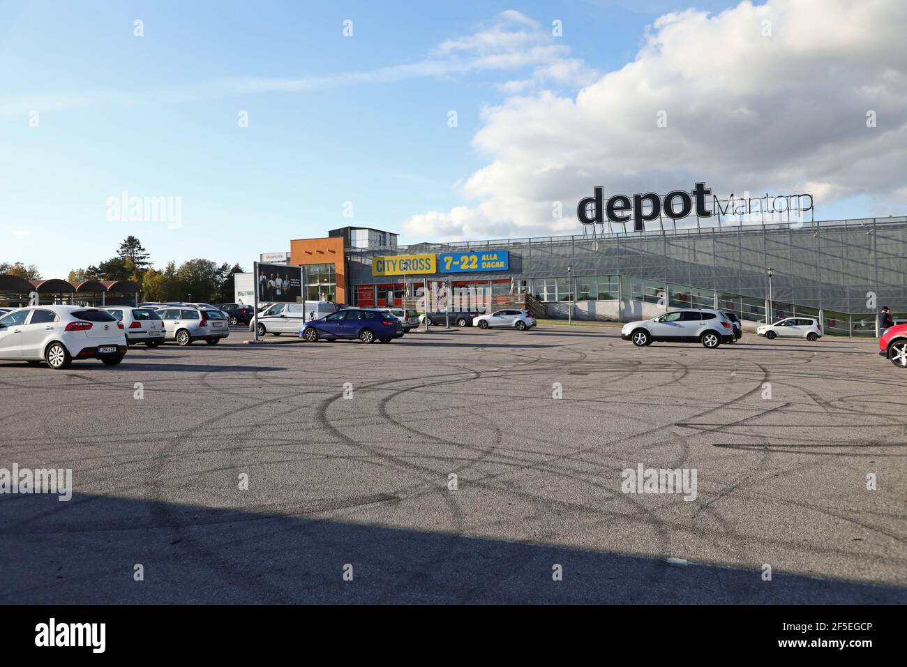 Depot Mantorp. Mall at the E4 motorway between Mjölby and Linköping ...