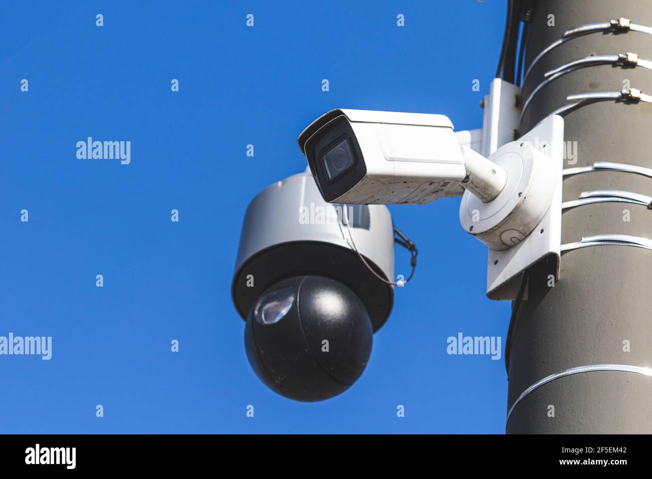 Ai Security Surveillance Cameras In City Stock Photo - Alamy