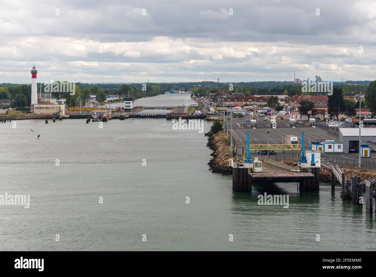 Port du Caen at Ouistraham in Northern France Stock Photo