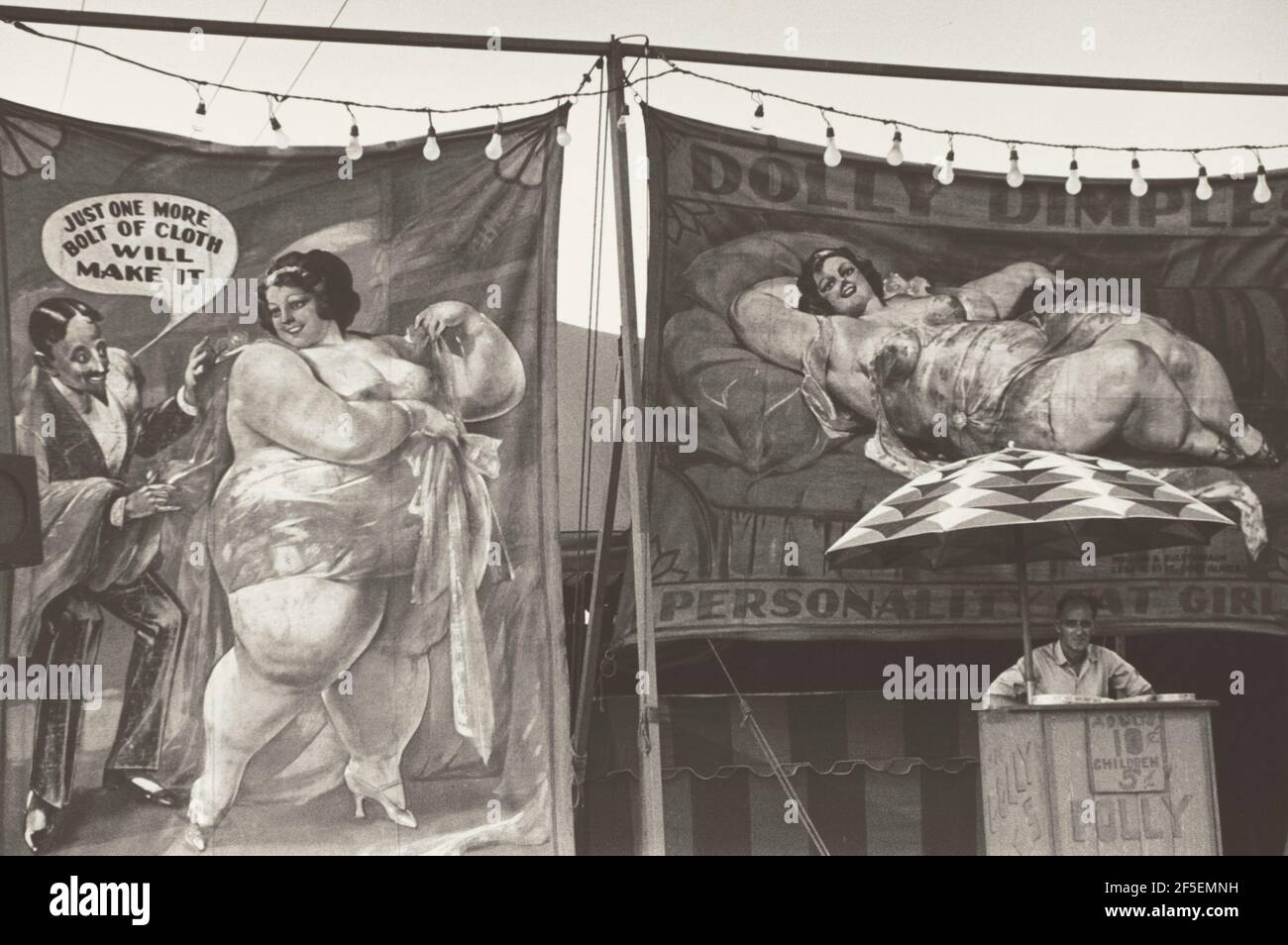 Carnival at Strawberry Festival, Plant City, Florida. Marion Post Wolcott (American, 1910 - 1990) Stock Photo