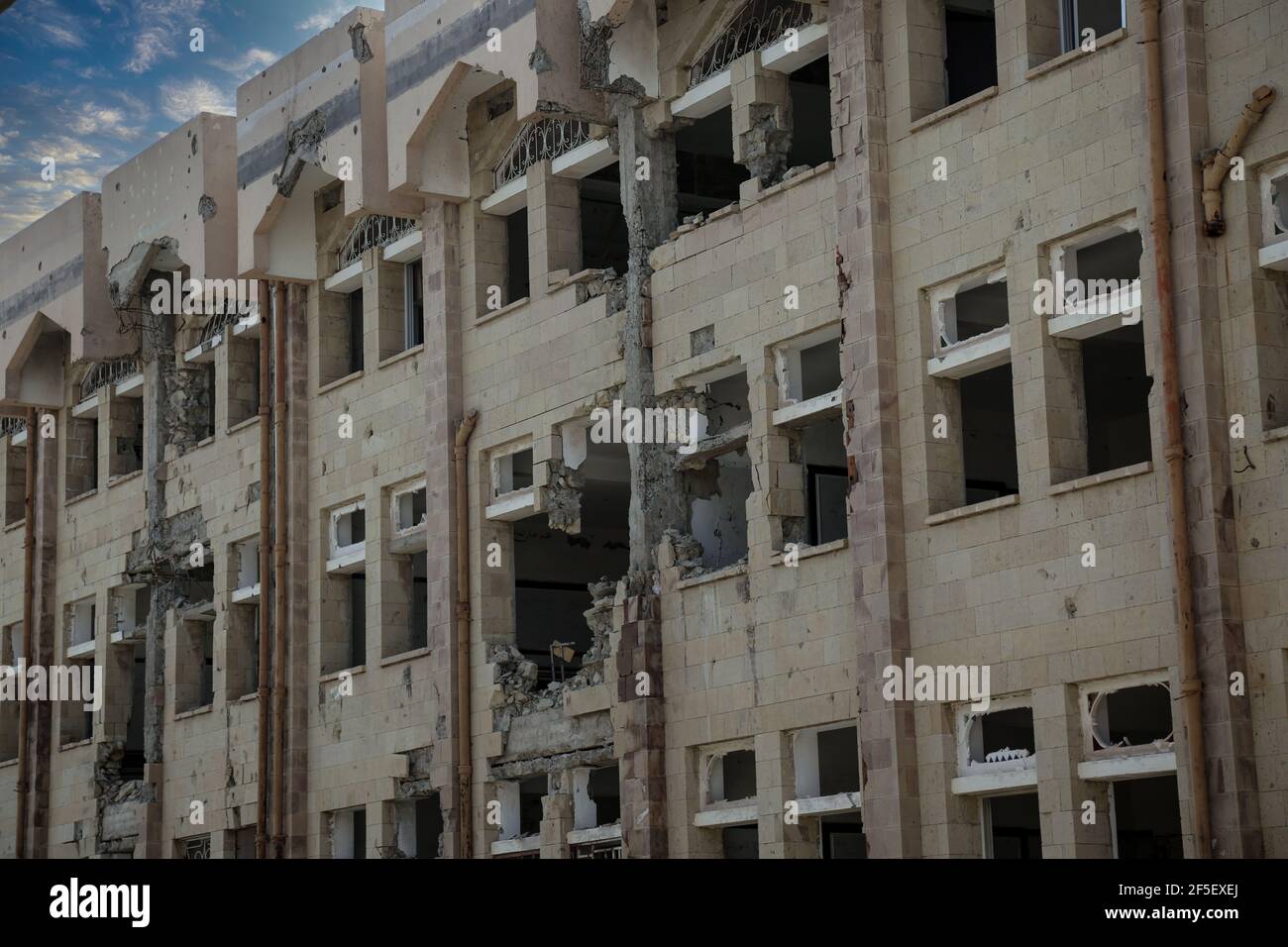 Classroom destruction destroyed hi-res stock photography and images - Alamy