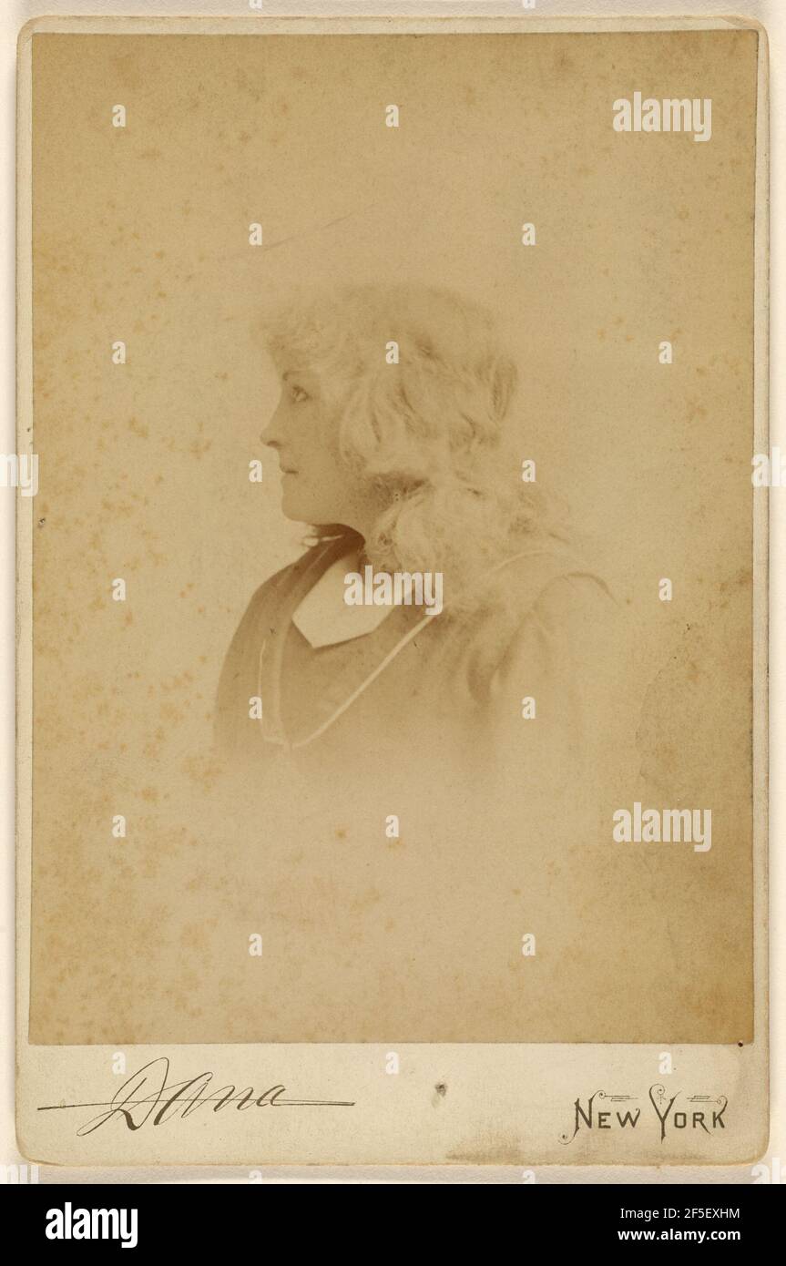 Mary Eastlake. Edward C. Dana (American, 1852 - 1897) Stock Photo